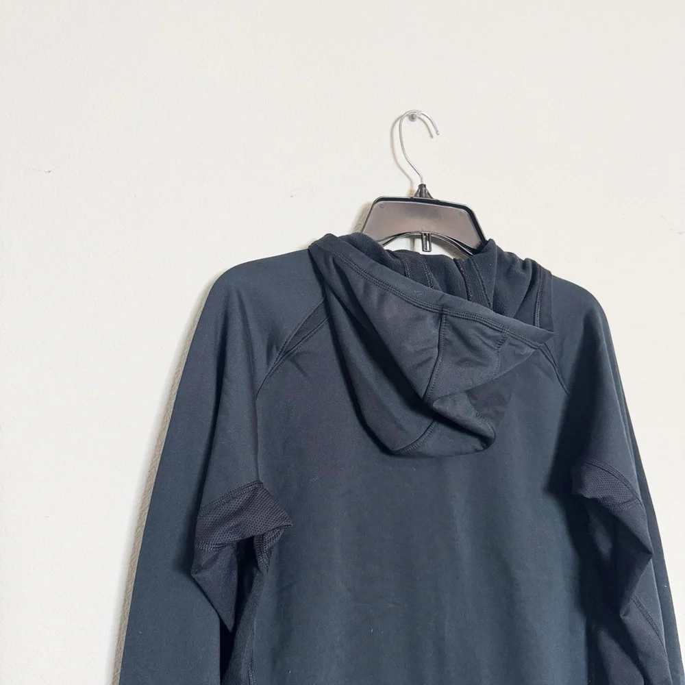 🌿Final Sale Nike Black Fit Dry Lined 1/4 Zip Hooded‎ Pullover